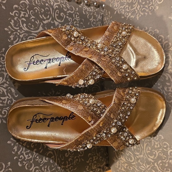 NWOT Free People Moon Child Sandals - Picture 5 of 16